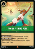 Family Fishing Pole Disney Lorcana card