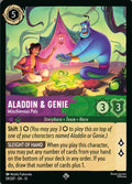 Aladdin & Genie - Mischievous Pals Disney Lorcana card