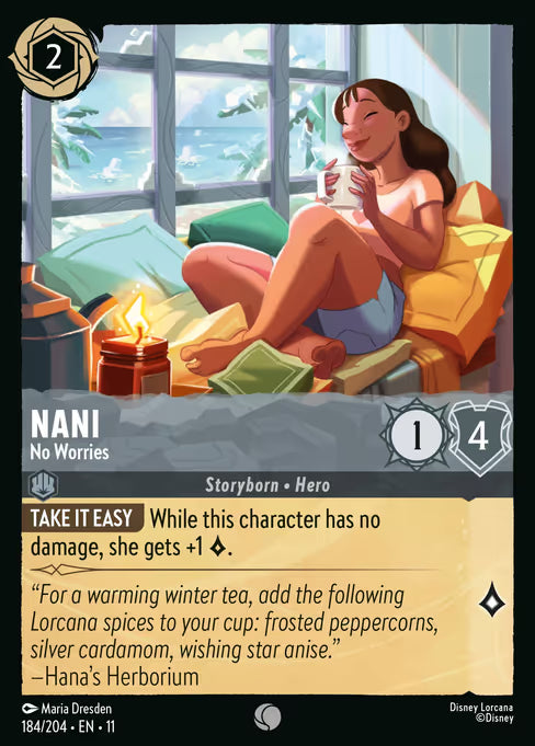 Nani - No Worries Disney Lorcana card