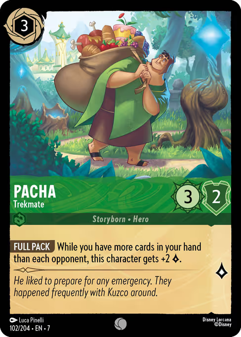 Pacha - Trekmate Disney Lorcana card