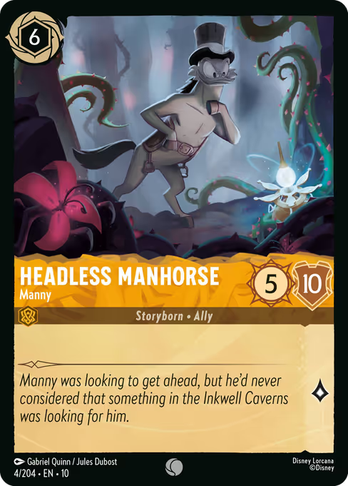 Headless Manhorse - Manny Disney Lorcana card