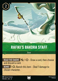 Rafiki's Bakora Staff Disney Lorcana card