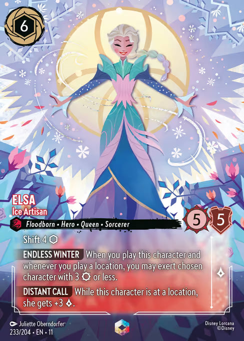 Elsa - Ice Artisan Disney Lorcana card