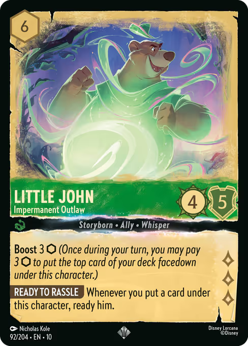 Little John - Impermanent Outlaw Disney Lorcana card