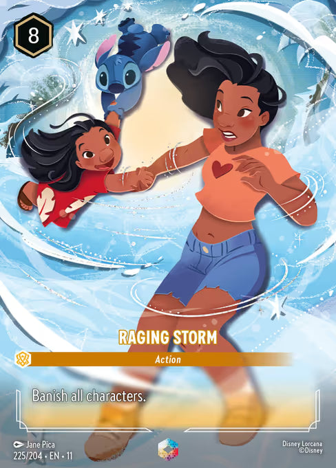 Raging Storm Disney Lorcana card