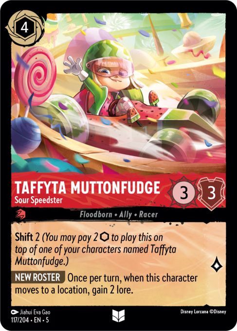 Taffyta Muttonfudge - Sour Speedster Disney Lorcana card