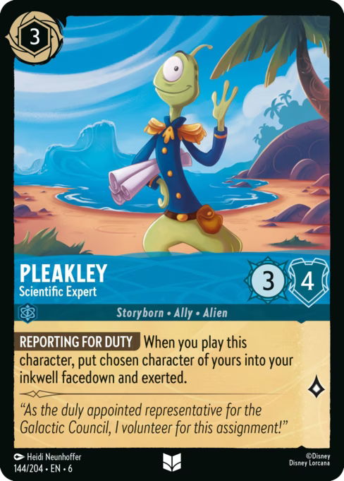 Pleakley - Scientific Expert Disney Lorcana card
