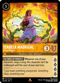 Isabela Madrigal - In the Moment Disney Lorcana card
