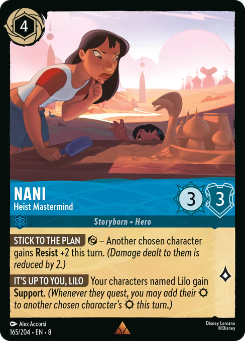 Nani - Heist Mastermind Disney Lorcana card