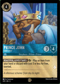 Prince John - Gold Lover Disney Lorcana card