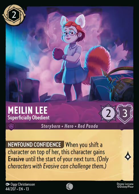 Meilin Lee - Superficially Obedient Disney Lorcana card
