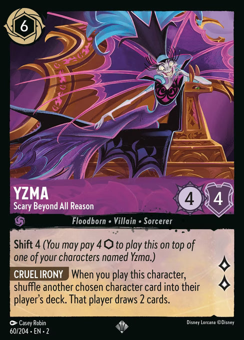 Yzma - Scary Beyond All Reason Disney Lorcana card