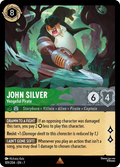 John Silver - Vengeful Pirate Disney Lorcana card