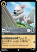 Bolt - Headstrong Dog Disney Lorcana card