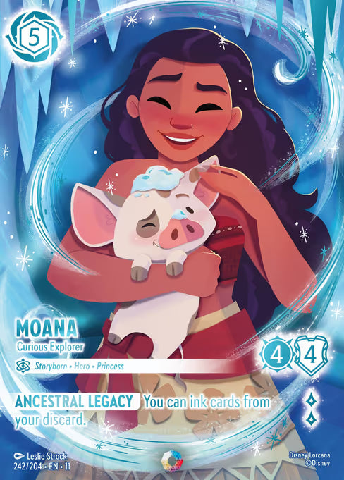 Moana - Curious Explorer Disney Lorcana card