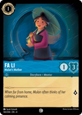 Fa Li - Mulan’s Mother Disney Lorcana card