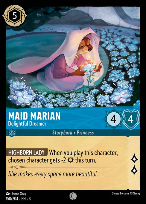 Maid Marian - Delightful Dreamer Disney Lorcana card