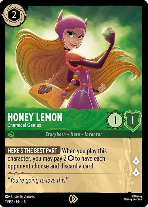 Honey Lemon - Chemical Genius Disney Lorcana card