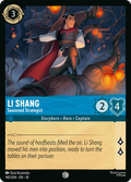 Li Shang - Seasoned Strategist Disney Lorcana card
