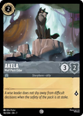 Akela - Wolf Pack Elder Disney Lorcana card