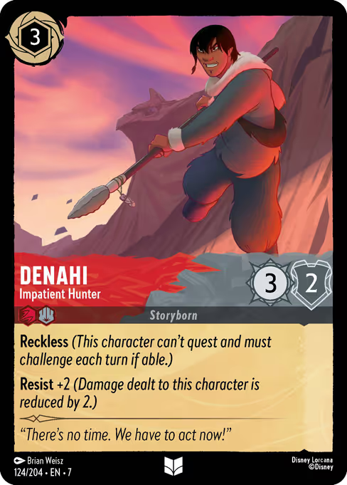 Denahi - Impatient Hunter Disney Lorcana card