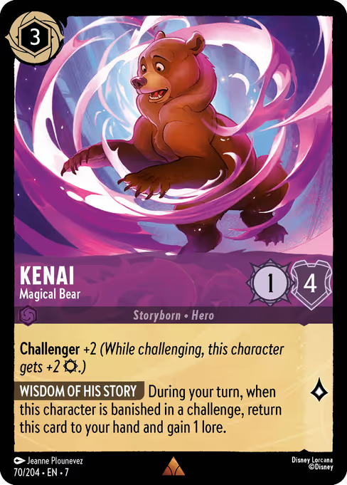 Kenai - Magical Bear Disney Lorcana card