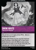 Snow White - "Merry as the Morning" Disney Lorcana card