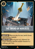 The Sword of Hercules Disney Lorcana card