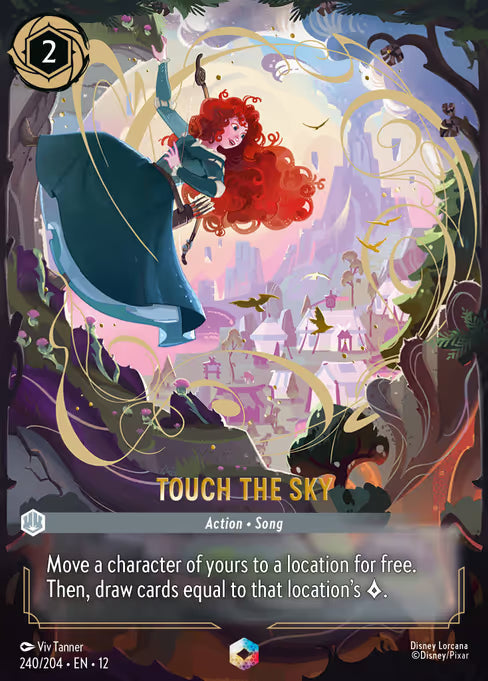 Touch the Sky Disney Lorcana card