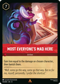 Most Everyone's Mad Here Disney Lorcana card