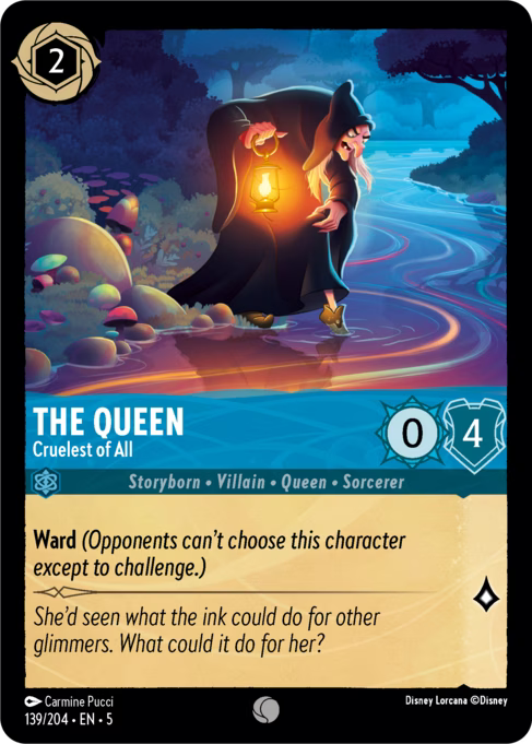The Queen - Cruelest of All Disney Lorcana card