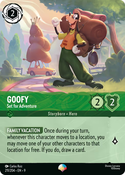 Goofy - Set for Adventure Disney Lorcana card