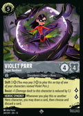 Violet Parr - Super Resilient Disney Lorcana card