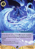 Let It Go Disney Lorcana card