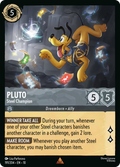 Pluto - Steel Champion Disney Lorcana card