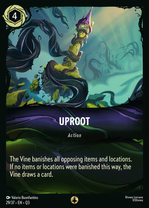 Uproot Disney Lorcana card