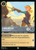 Cinderella - Knight in Training Disney Lorcana card