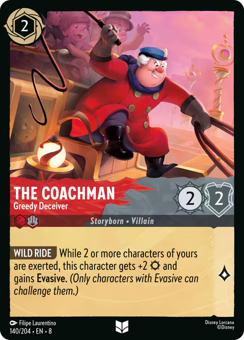 The Coachman - Greedy Deceiver Disney Lorcana card