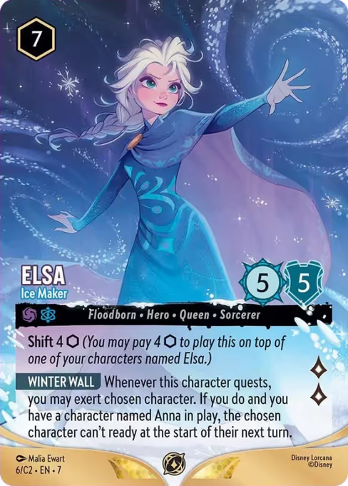 Elsa - Ice Maker Disney Lorcana card