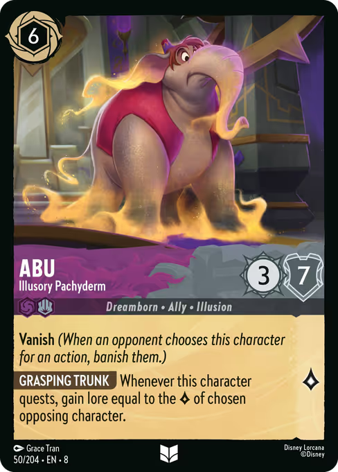 Abu - Illusory Pachyderm Disney Lorcana card
