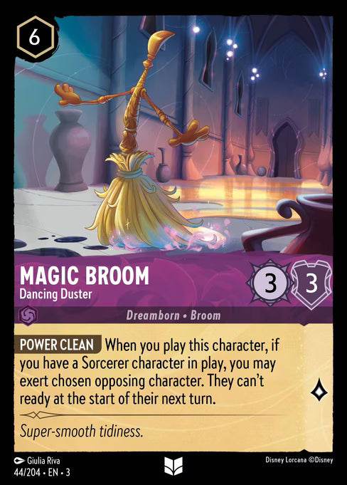 Magic Broom - Dancing Duster Disney Lorcana card