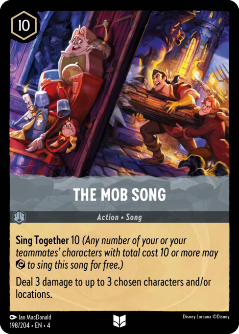 The Mob Song Disney Lorcana card