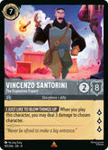 Vincenzo Santorini - The Explosives Expert Disney Lorcana card