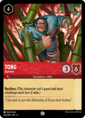 Tong - Survivor Disney Lorcana card