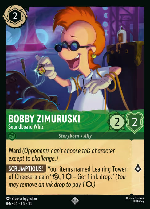 Bobby Zimuruski - Soundboard Whiz Disney Lorcana card