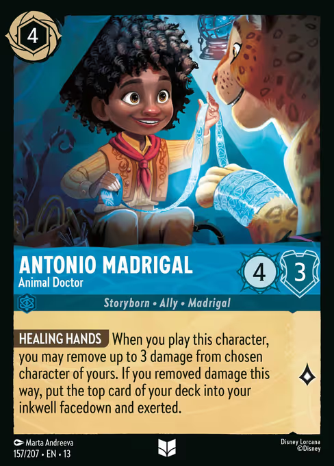 Antonio Madrigal - Animal Doctor Disney Lorcana card