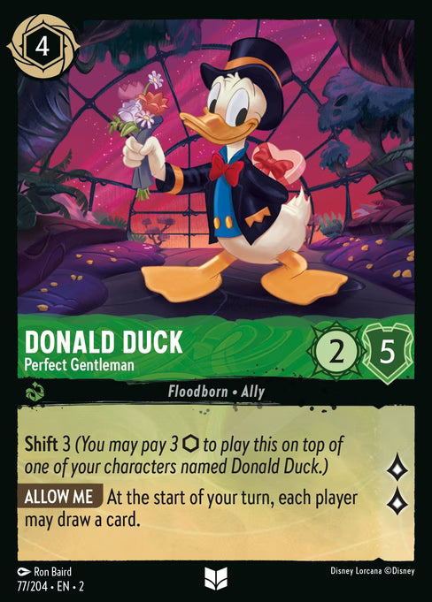 Donald Duck - Perfect Gentleman Disney Lorcana card