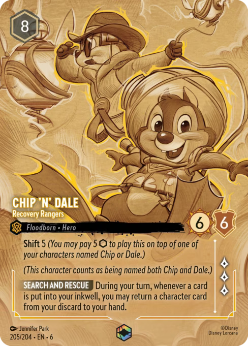 Chip 'n' Dale - Recovery Rangers Disney Lorcana card