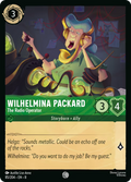 Wilhelmina Packard - The Radio Operator Disney Lorcana card