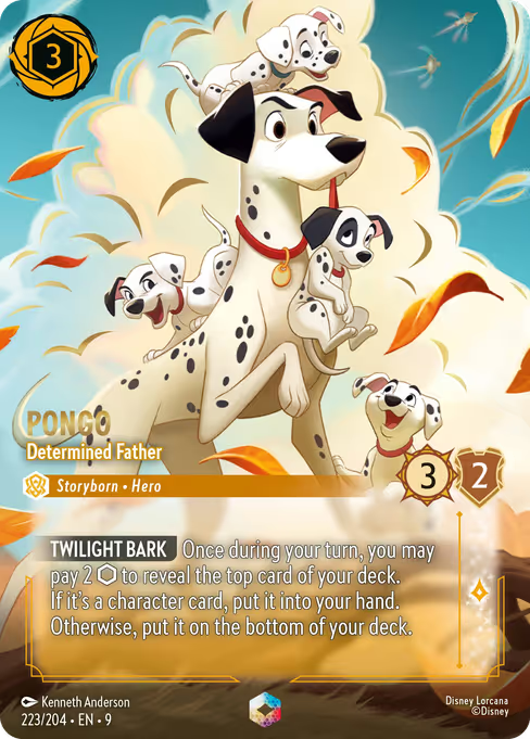 Pongo - Determined Father Disney Lorcana card